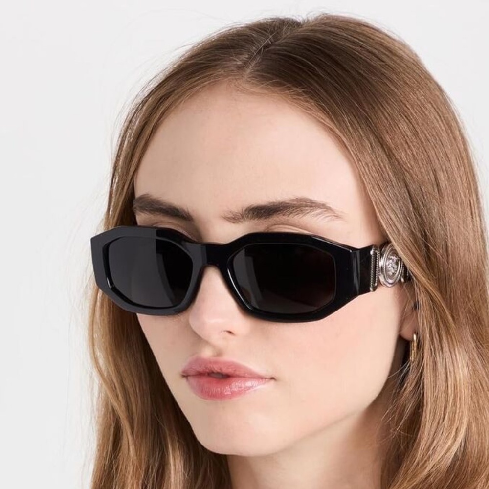 NEW MOD 4361 5422/87 VERSACE WOMEN SUNGLASSES VE4361 5422/87 BLACK VE4361 542287 - Picture 2 of 12